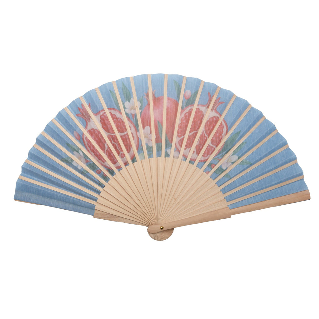 Pomegranate Hand Fan