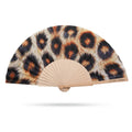Luxury Leopard Print Hand Fan