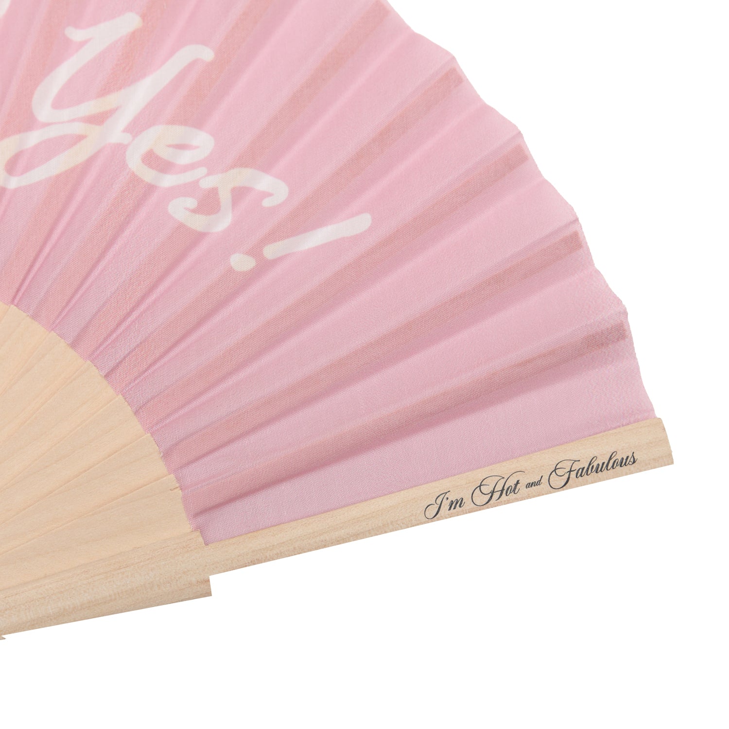 She Said Yes Hand Fan