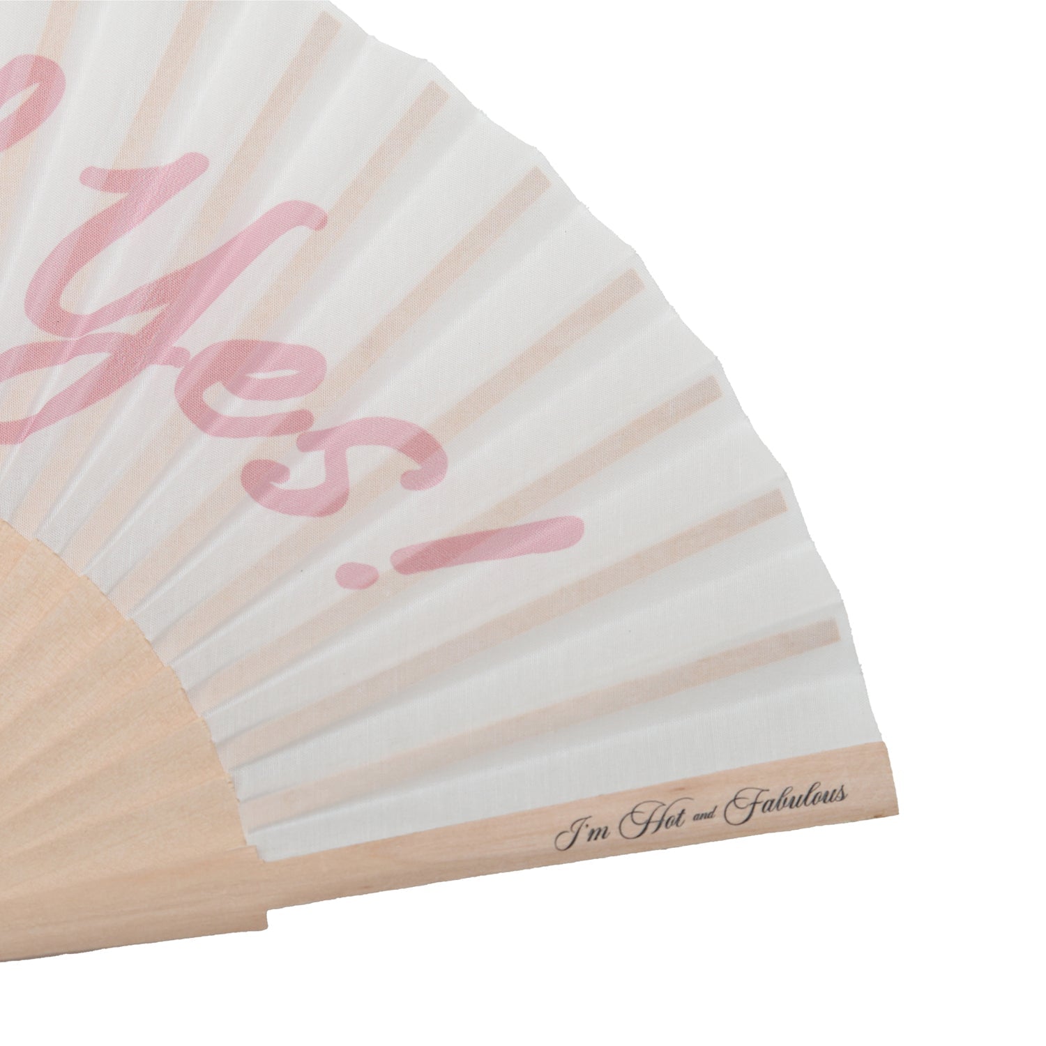 I Said Yes Hand Fan