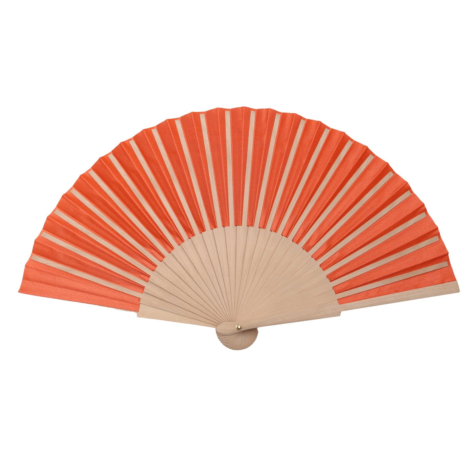 Orange Sparkle Hand Fan