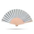 Silver Sparkle Hand Fan