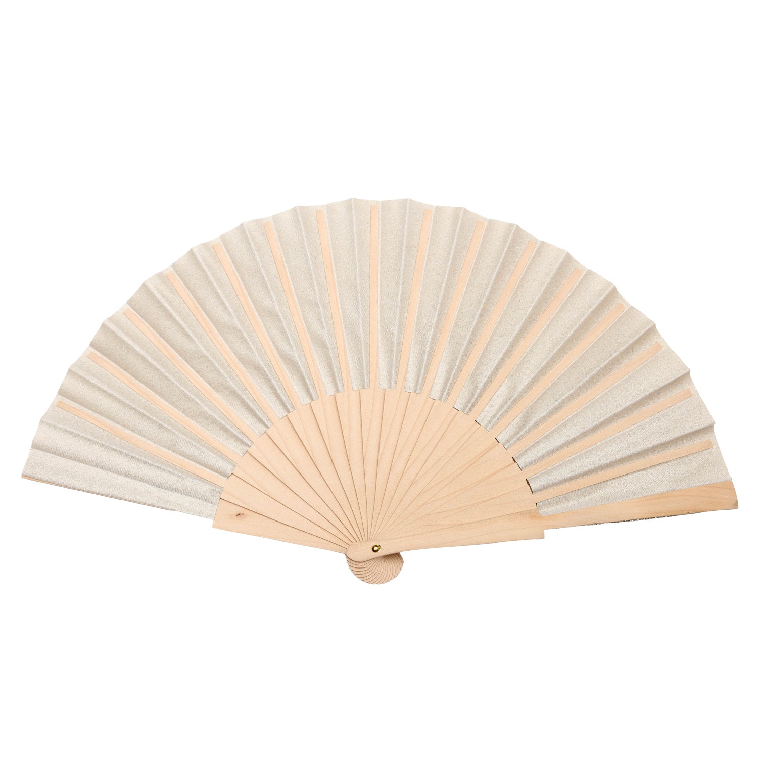 Gold Sparkle Hand Fan