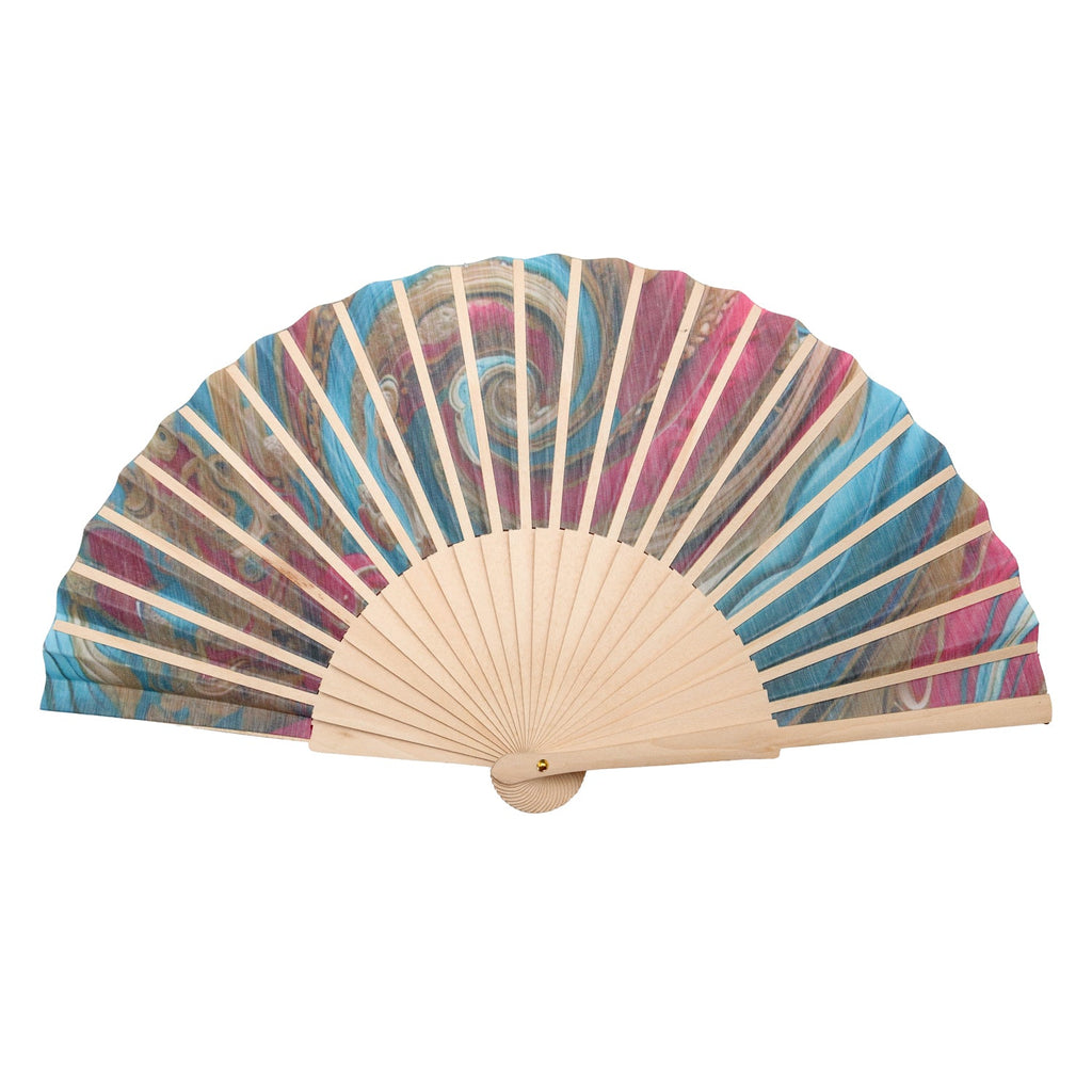 Baroque Swirl Hand Fan
