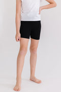 Black Twirl Shorts
