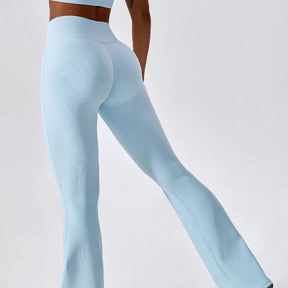 FlareFit High-Waist Yoga Trousers for Women
