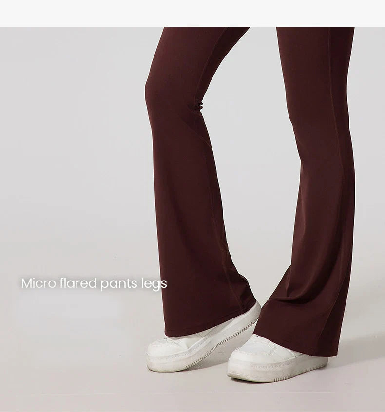 Yoga Jumpsuit Women's Sports Overalls Flared Trousers