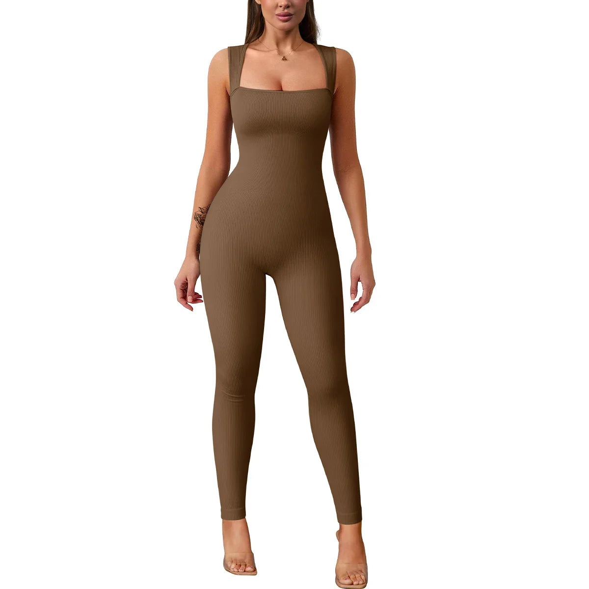 FitFlex Diva: Sleek High Waist Sports Jumpsuit