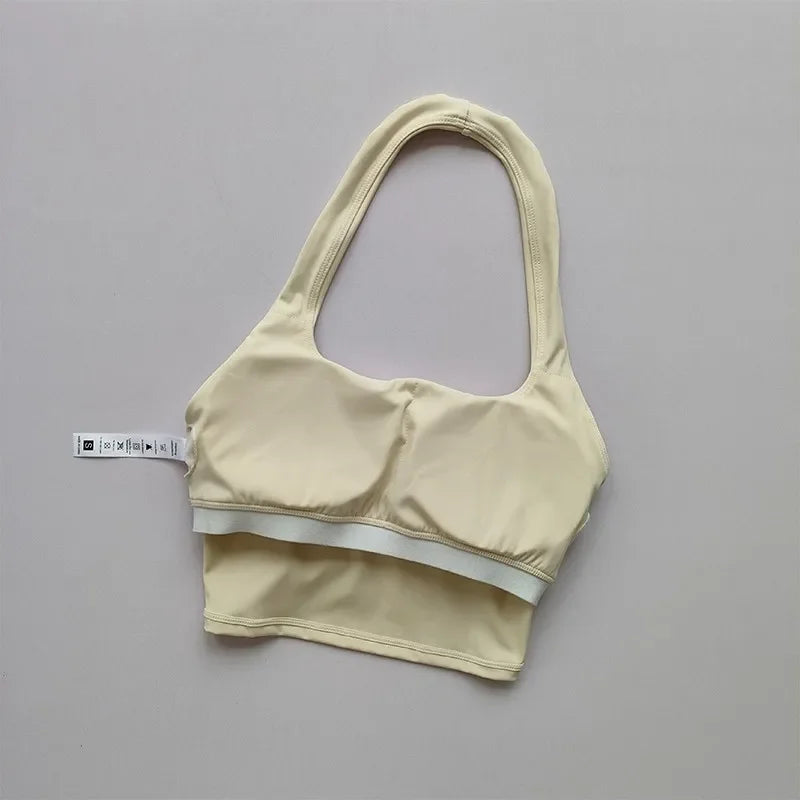 Backless Bliss: Sexy Sports Bra & Yoga Crop Top
