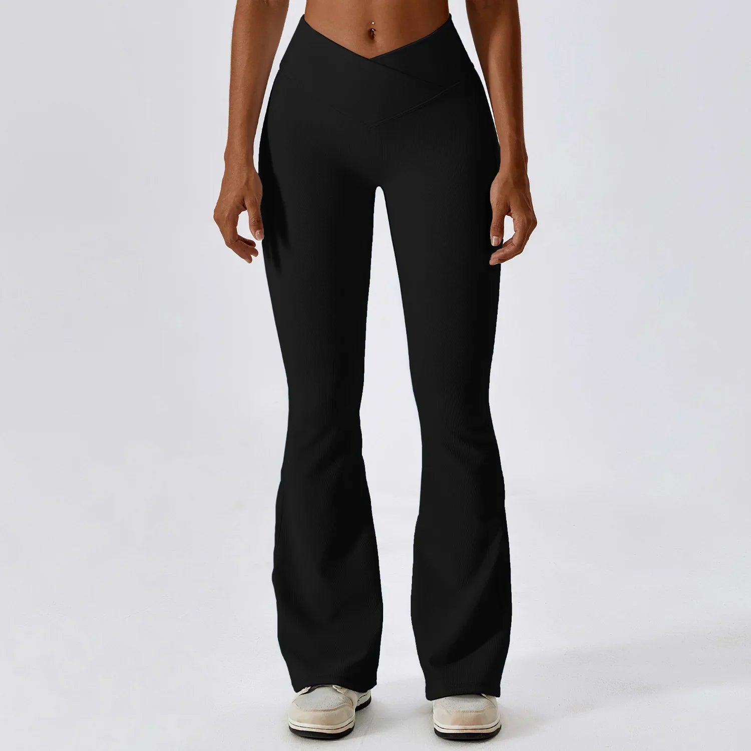 FlareFit High-Waist Yoga Trousers for Women