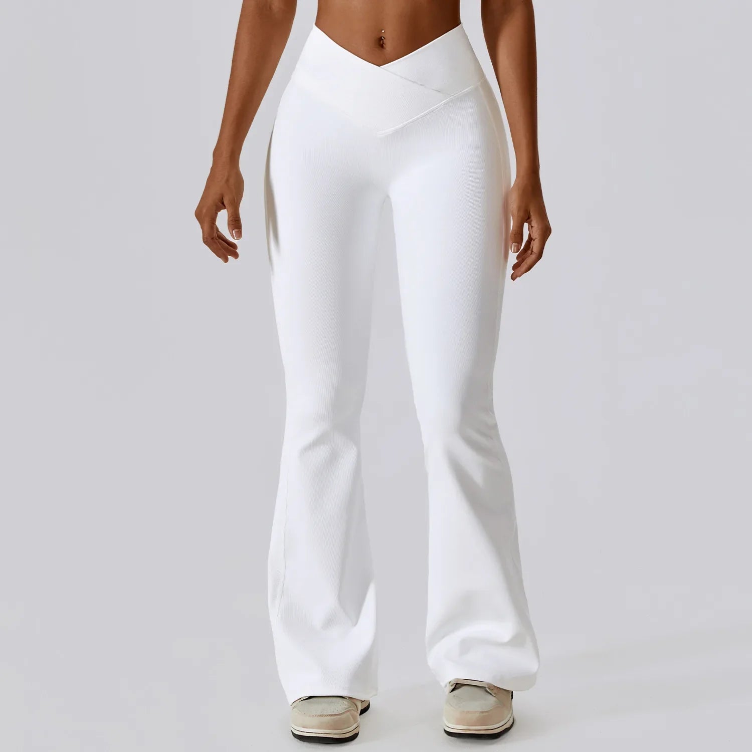 FlareFit High-Waist Yoga Trousers for Women