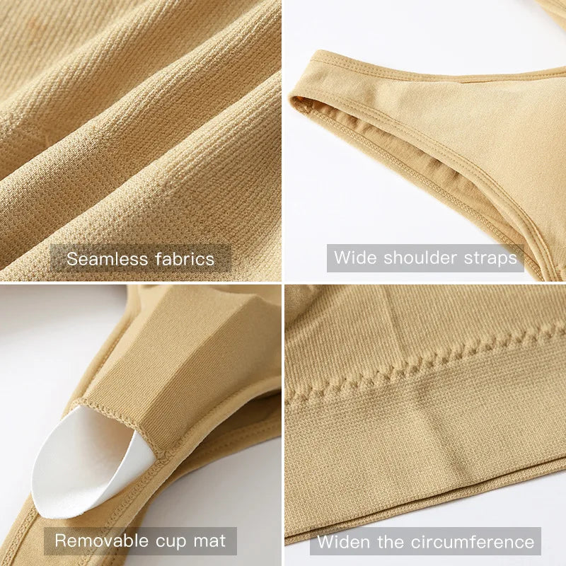 FreedomFit Plus: Wireless Seamless Adjustable Bra