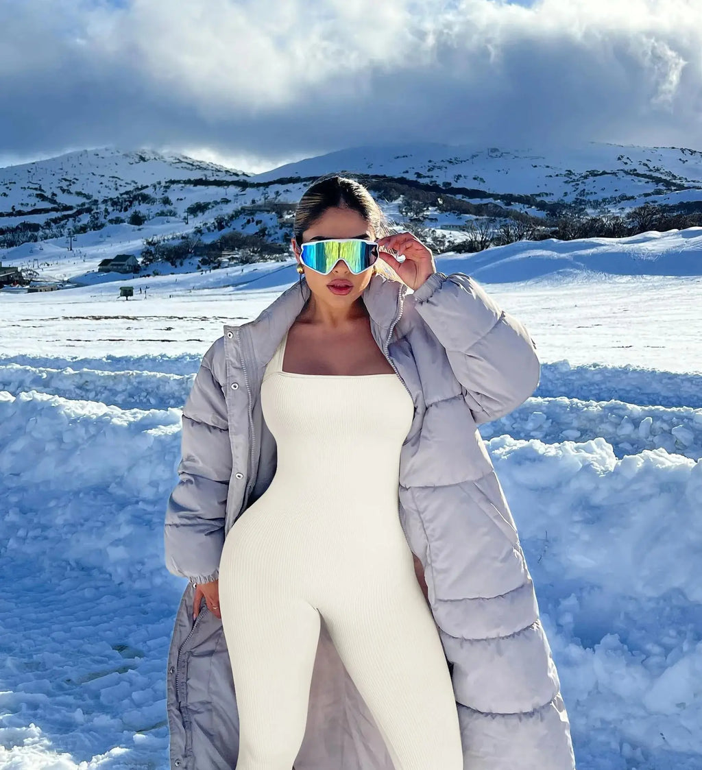 FitFlex Diva: Sleek High Waist Sports Jumpsuit