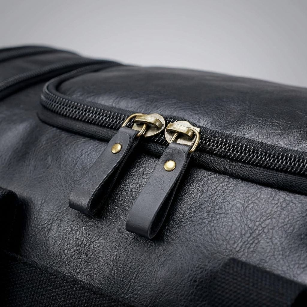 Men’s Leather Duffel Bag – Carry-On Travel 40L Travel