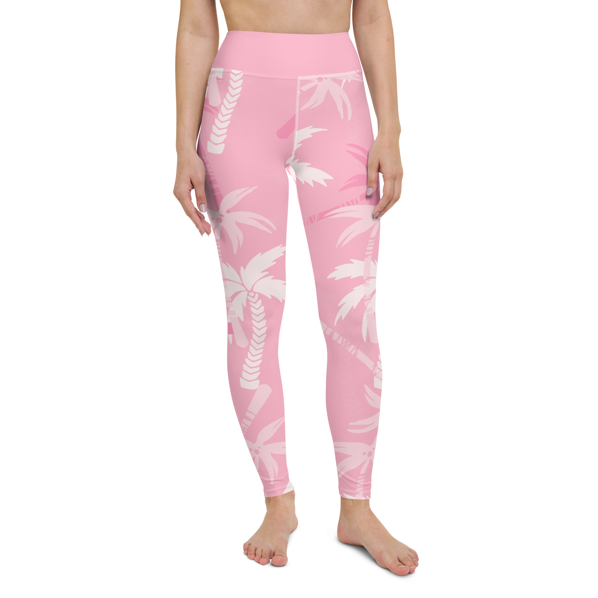 CoastFlex Sport Pink Palms Leggings
