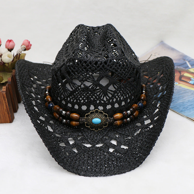 Bohemian Shell Straw Summer Beach Ethnic Style Hollow Sun Hat