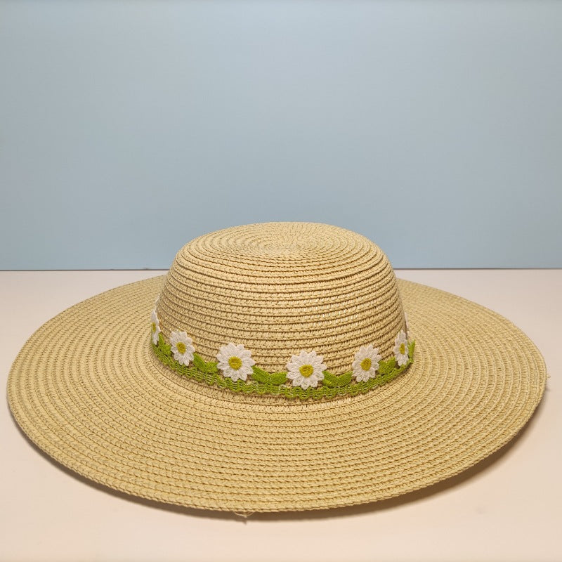 Children's Sun-proof Straw Hat Summer Breathable Full Face Cover Beach Outdoor