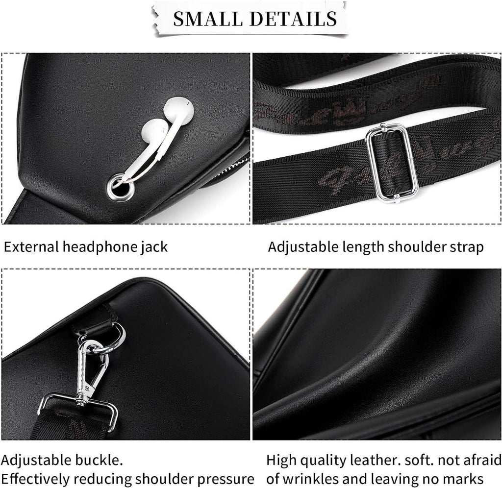 Men’s Leather Sling Bag – Modern Everyday Carry