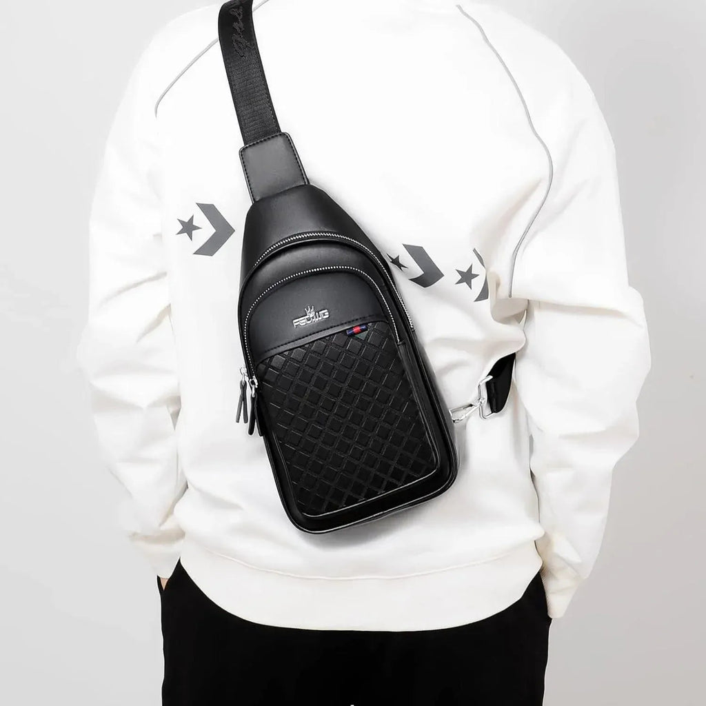 Men’s Leather Sling Bag – Modern Everyday Carry