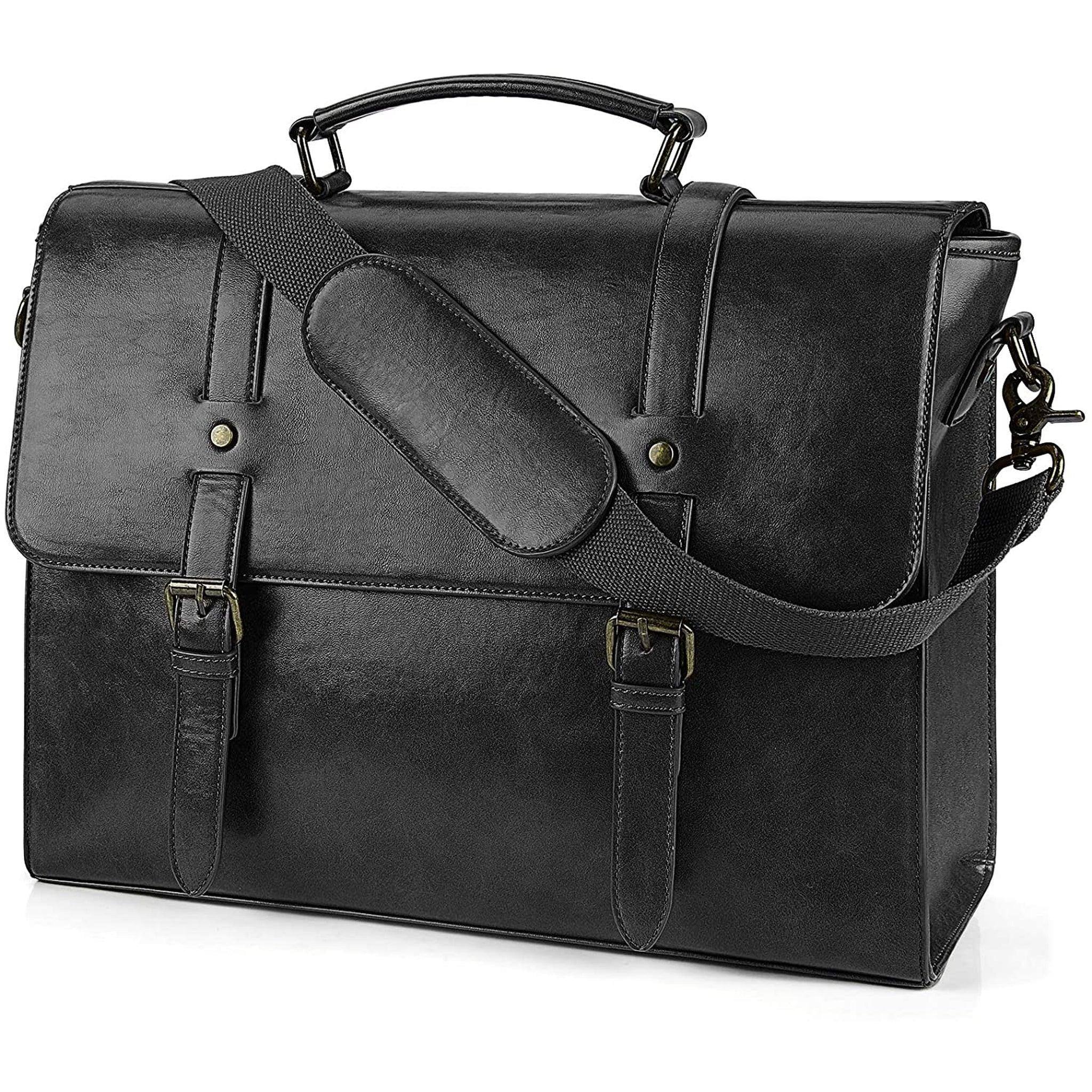 Men’s Leather Messenger Bag – Laptop Ready