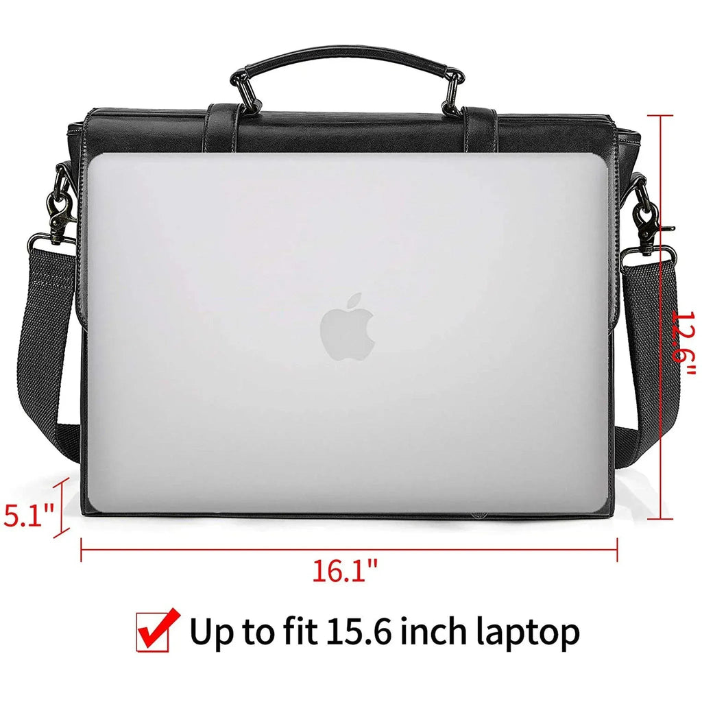 Men’s Leather Messenger Bag – Laptop Ready