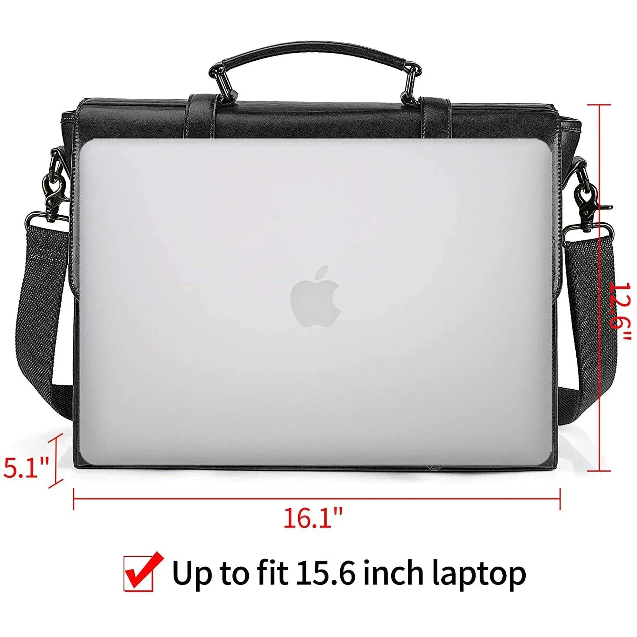 Men’s Leather Messenger Bag – Laptop Ready