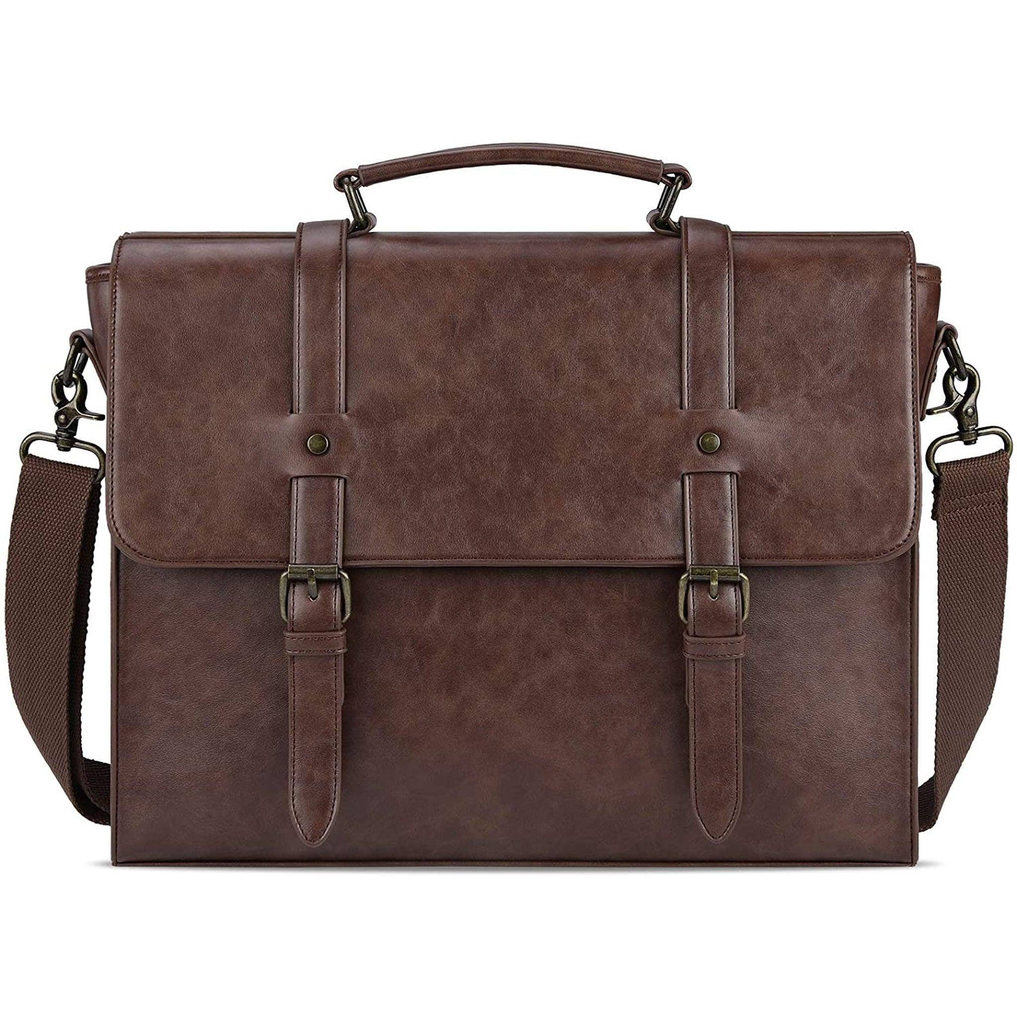 Men’s Leather Messenger Bag – Laptop Ready