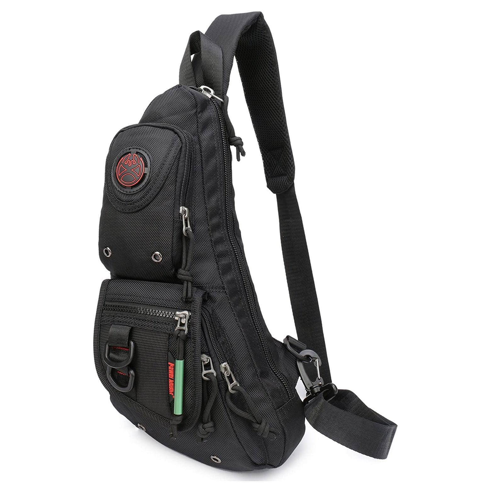 Men’s Nylon Sling Bag – Secure Anti-Theft