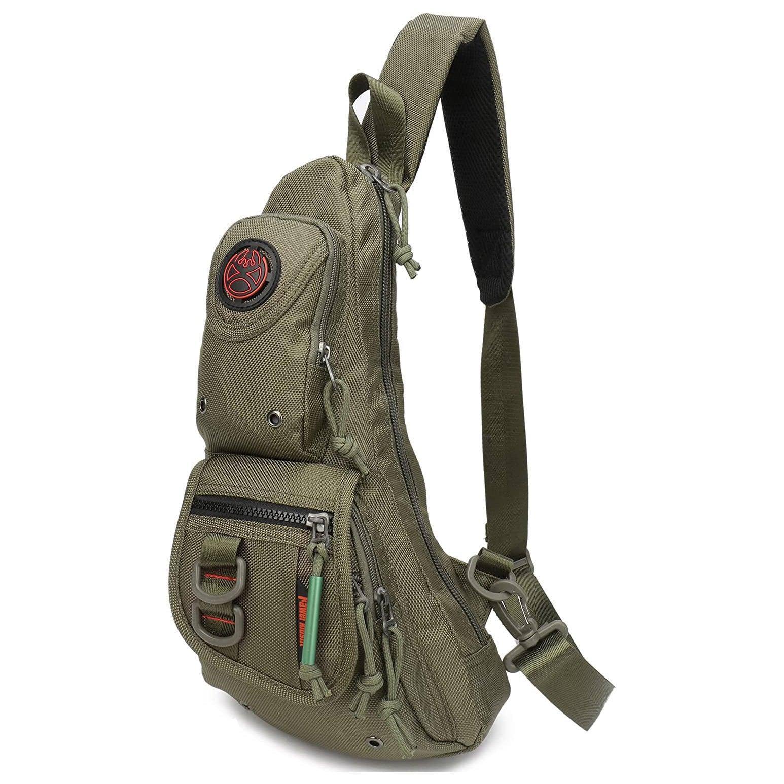 Men’s Nylon Sling Bag – Secure Anti-Theft