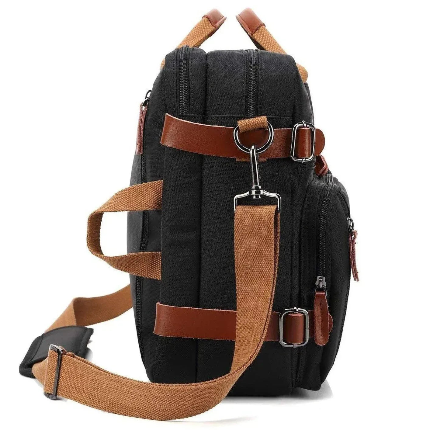 Men’s Oxford Messenger Bag – Convertible Work Laptop Ready