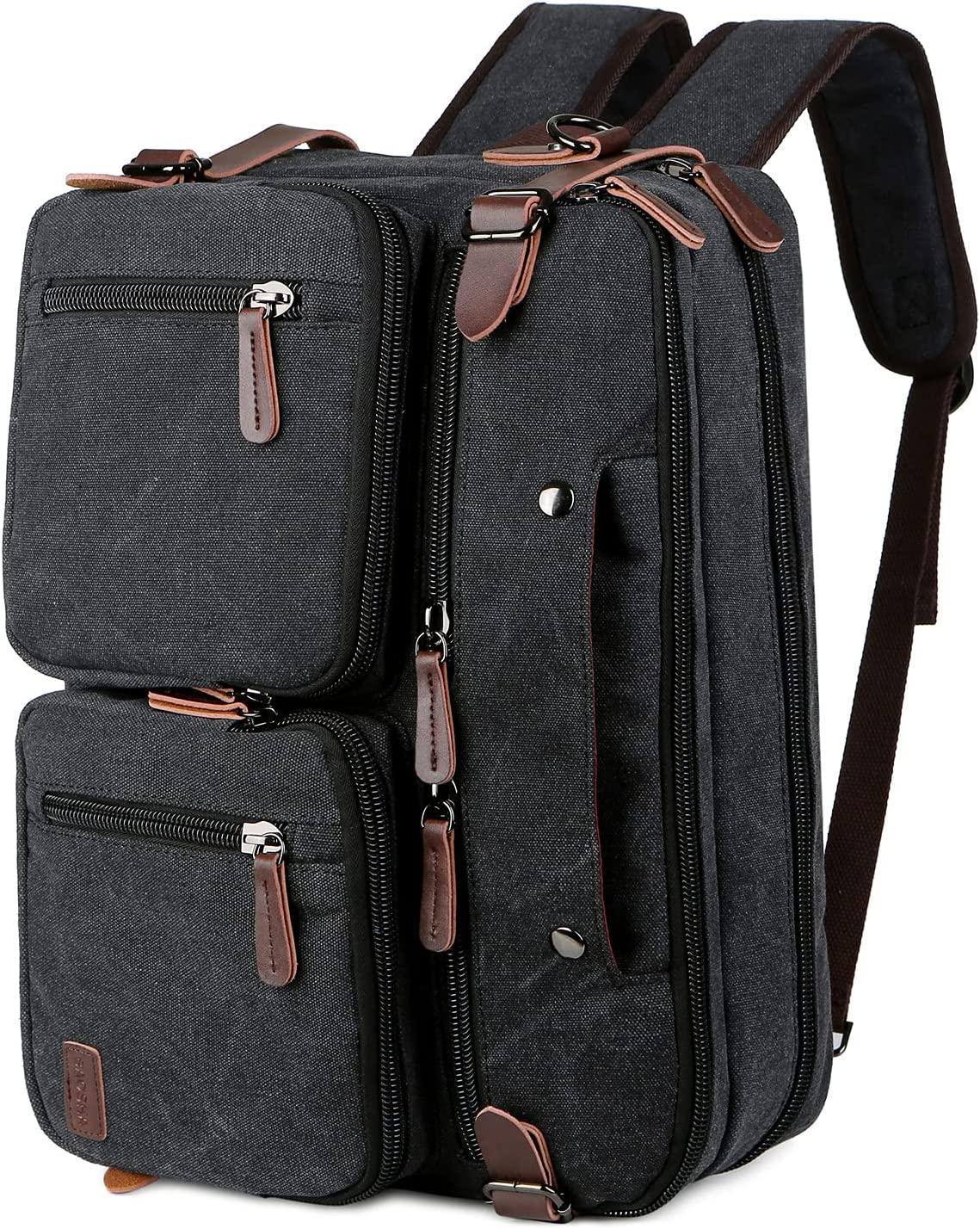 Men’s Messenger Bag – Convertible Work 17 Laptop Ready