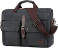 Men’s Canvas Messenger Bag – 17 Laptop Ready