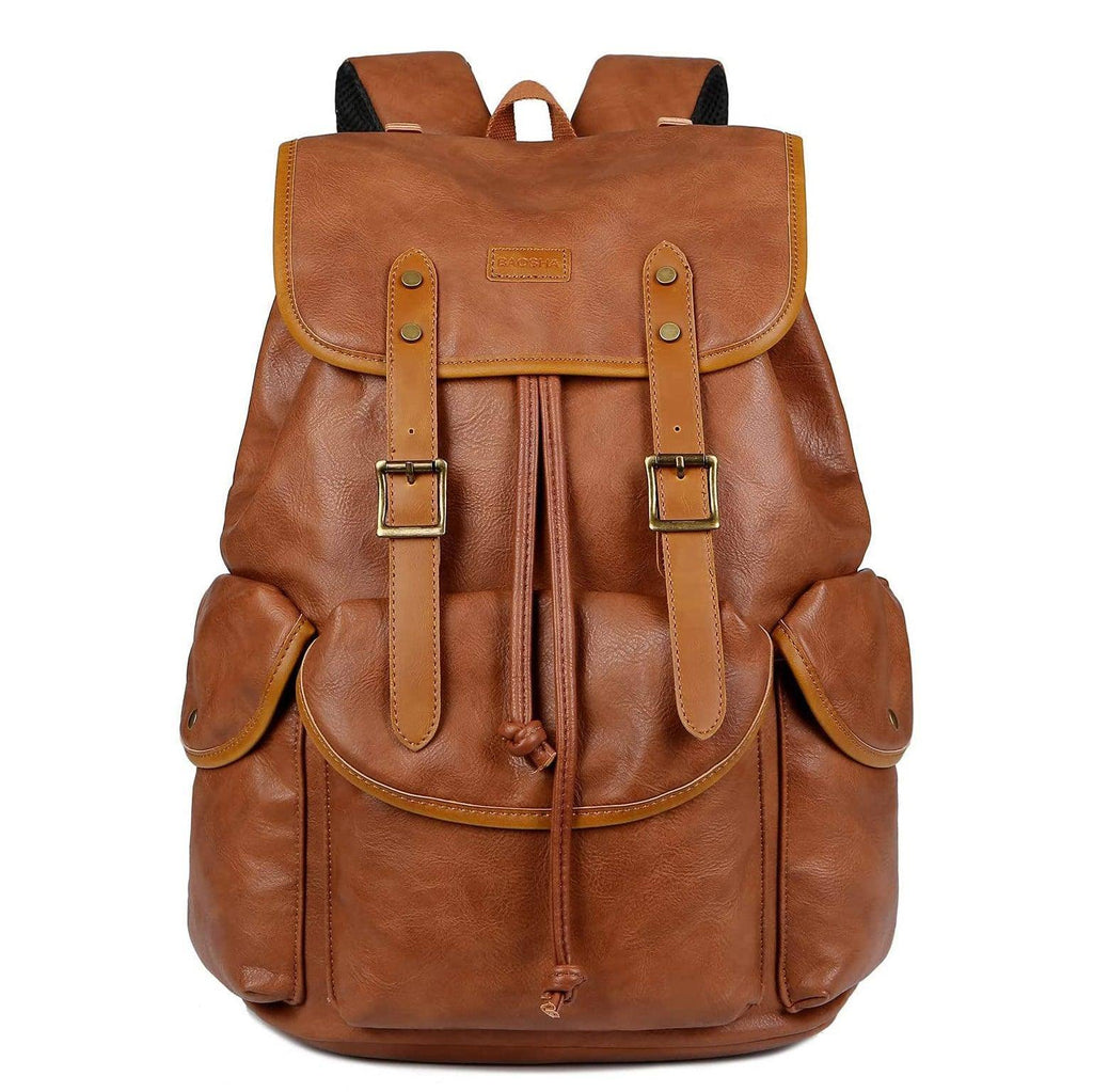 Men’s Leather Backpack – 15.6 Laptop Ready Professional Commute