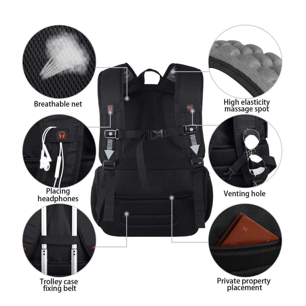 Men’s Backpack – TSA-Ready Travel Secure Anti-Theft