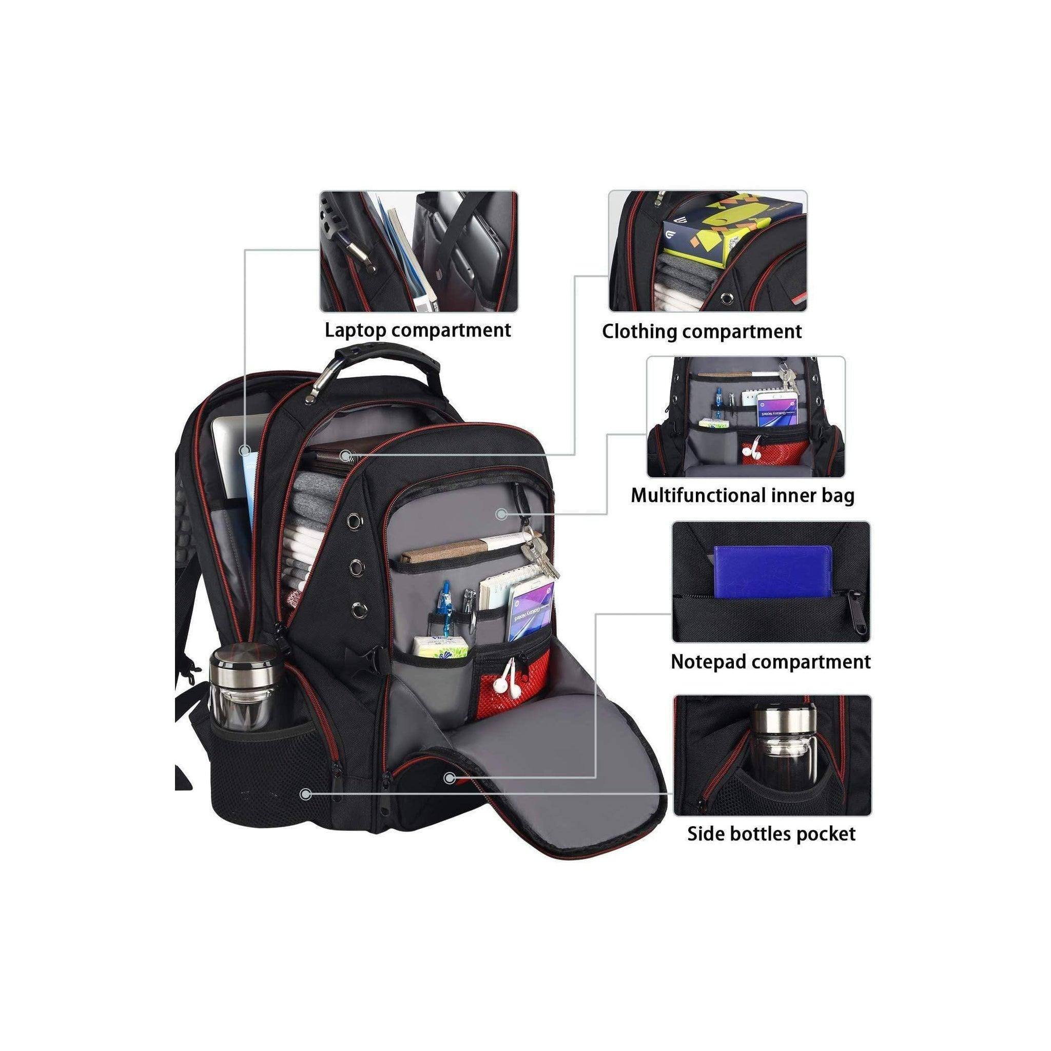 Men’s Backpack – TSA-Ready Travel Secure Anti-Theft