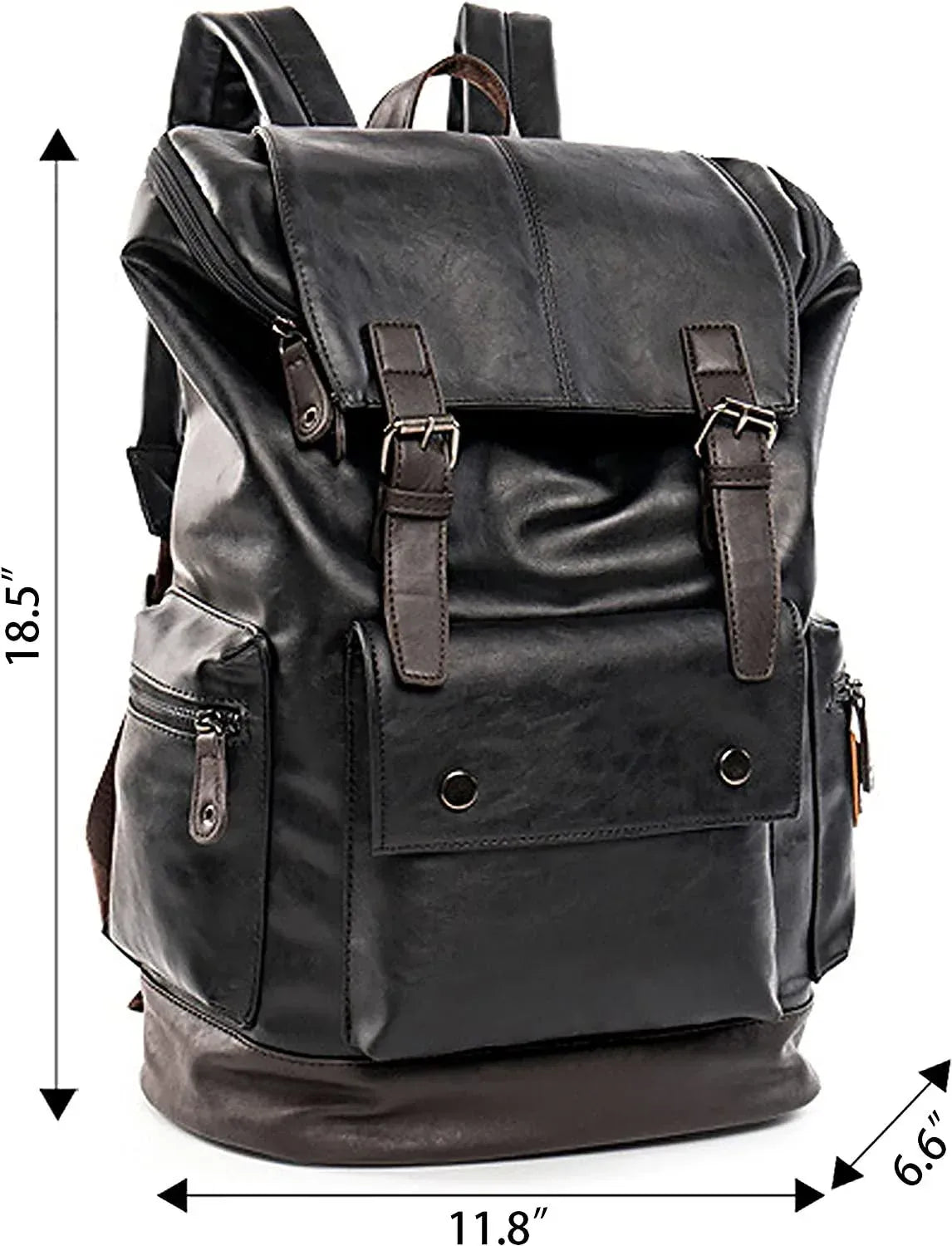 Men’s Leather Backpack – Water-Resistant Secure Anti-Theft