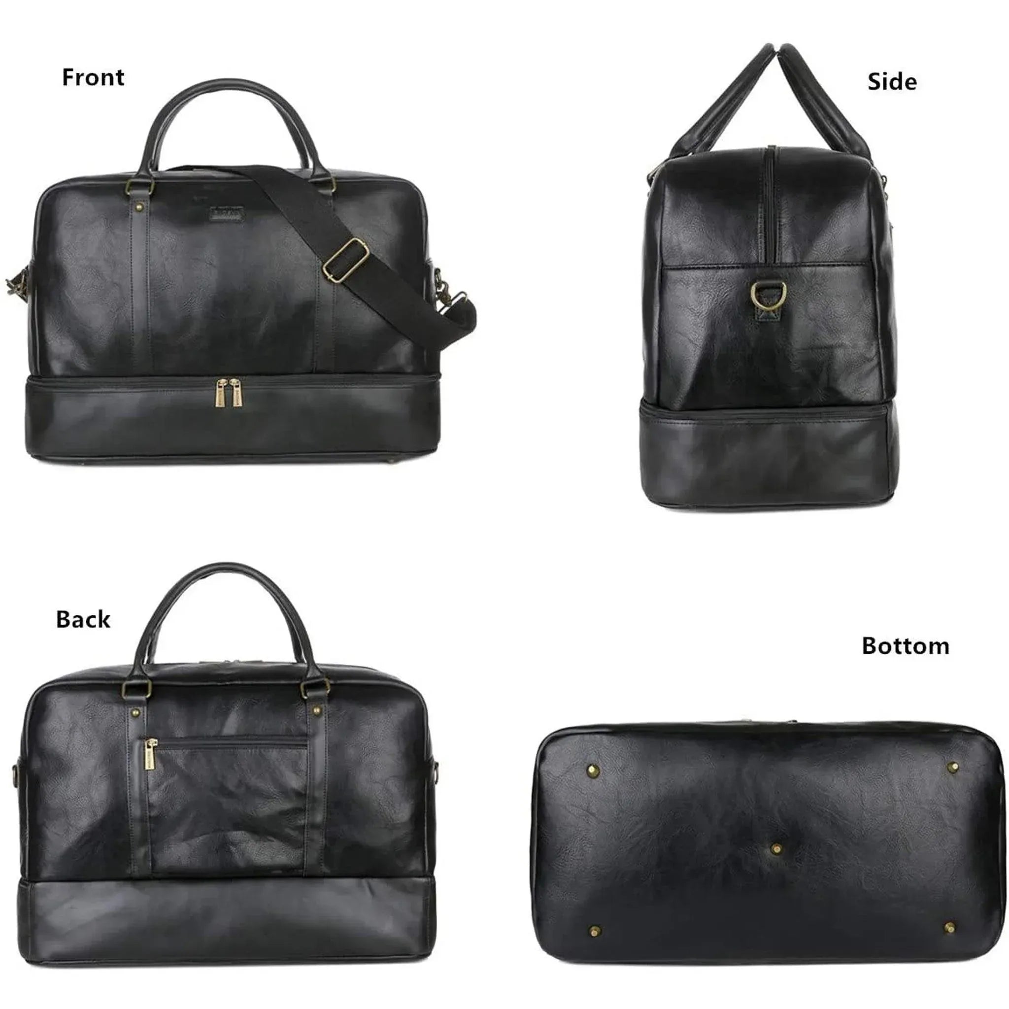 Men’s Leather Duffel Bag – Weekend Ready