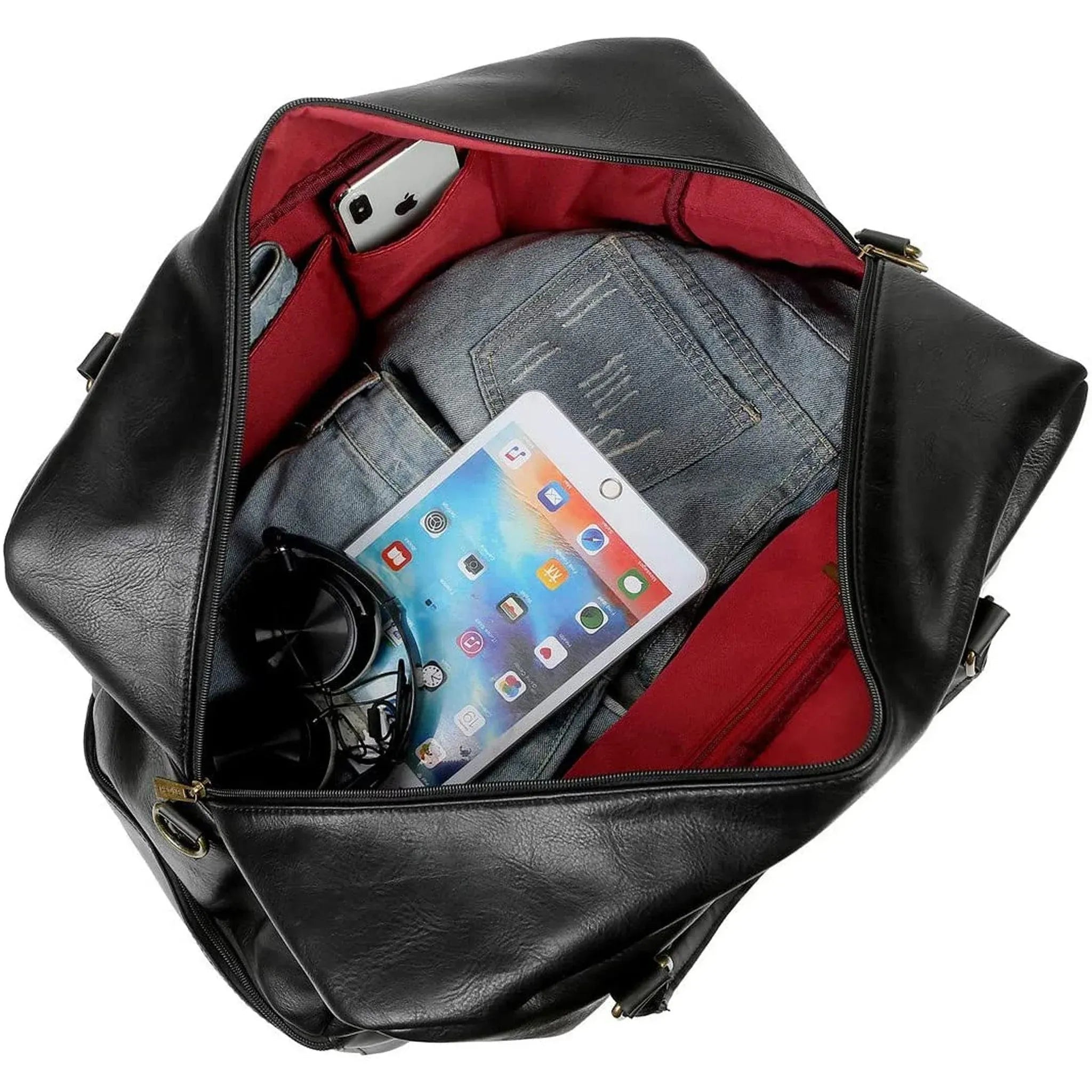 Men’s Leather Duffel Bag – Weekend Ready