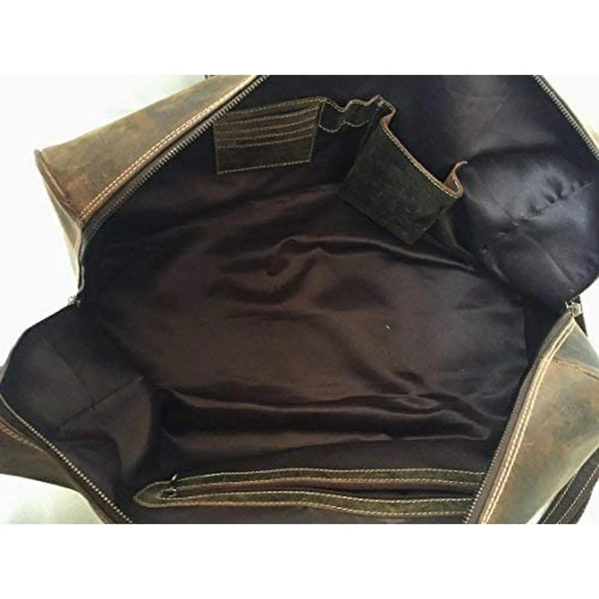 Men’s Leather Duffel Bag – Weekend Ready