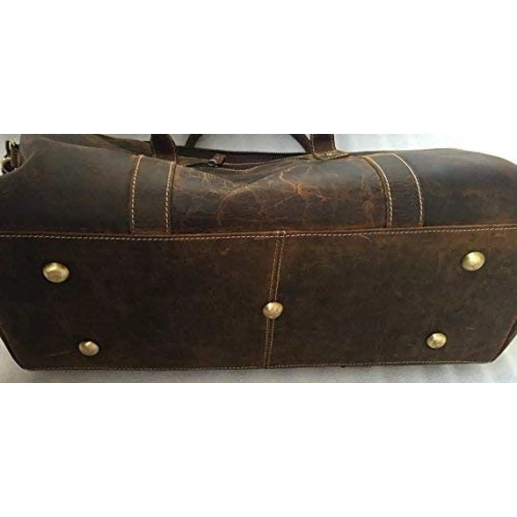 Men’s Leather Duffel Bag – Weekend Ready