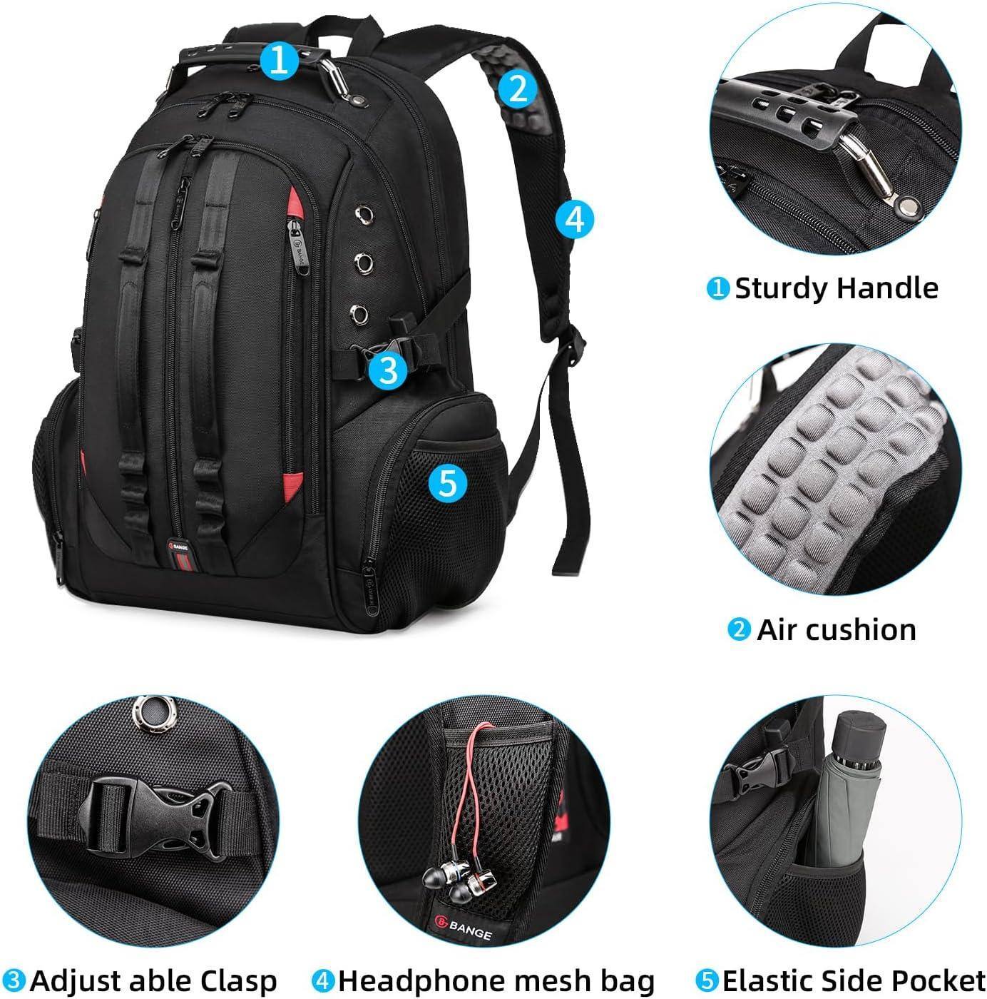 Men’s Oxford Backpack – TSA-Ready Travel Secure Anti-Theft