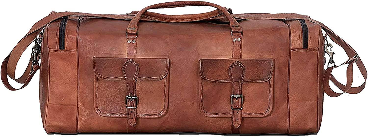 Men’s Leather Duffel Bag – Weekend Ready