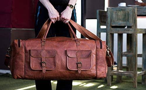 Men’s Leather Duffel Bag – Weekend Ready