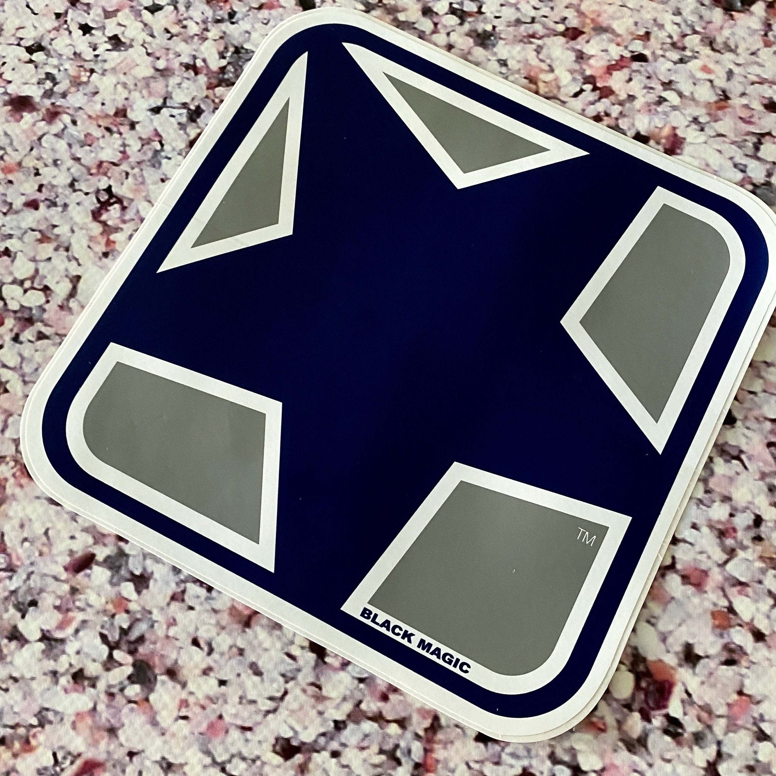 Black Magic VINTAGE NOS Star Sticker 7”