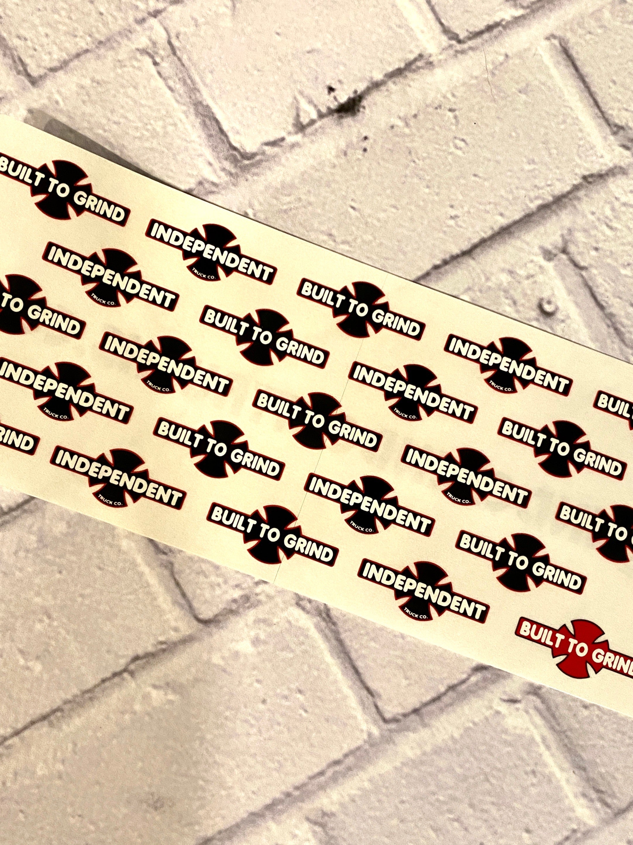 Independent LARGE Sheet VINTAGE Sticker 8.5”