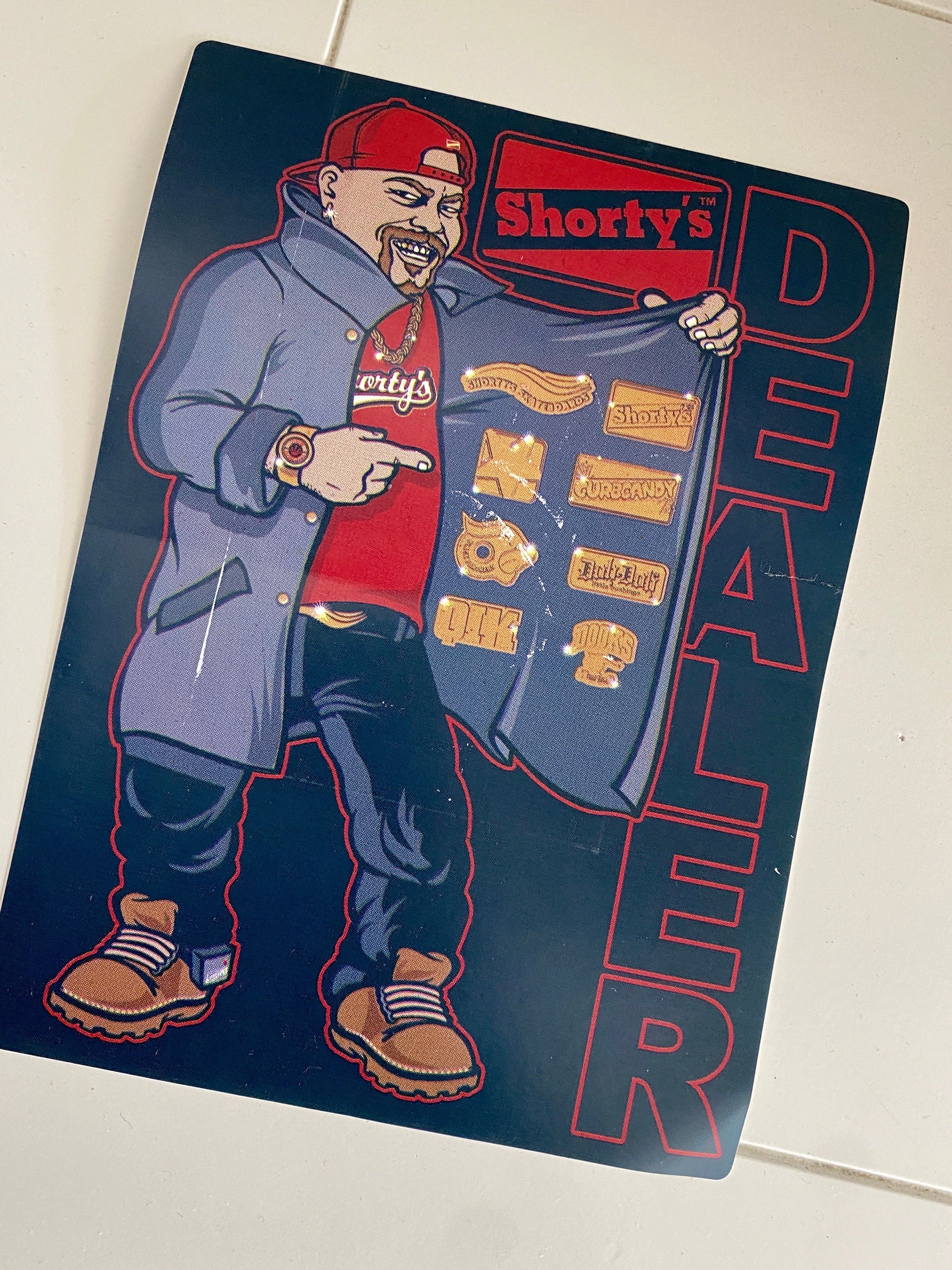 Shorty’s Dealer VINTAGE NOS Sticker 6”