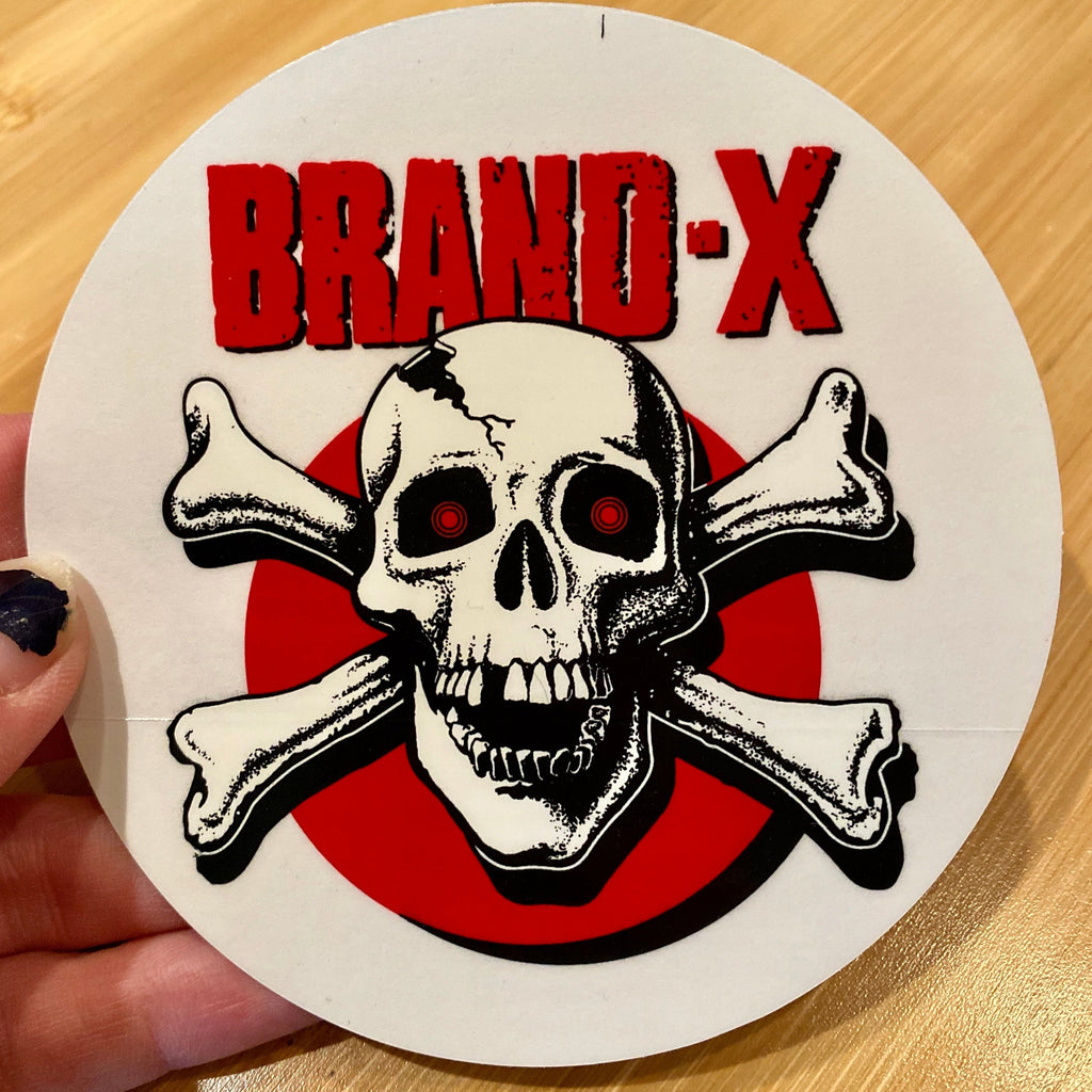 Knucklehead Sticker CLEAR-BACK 4"