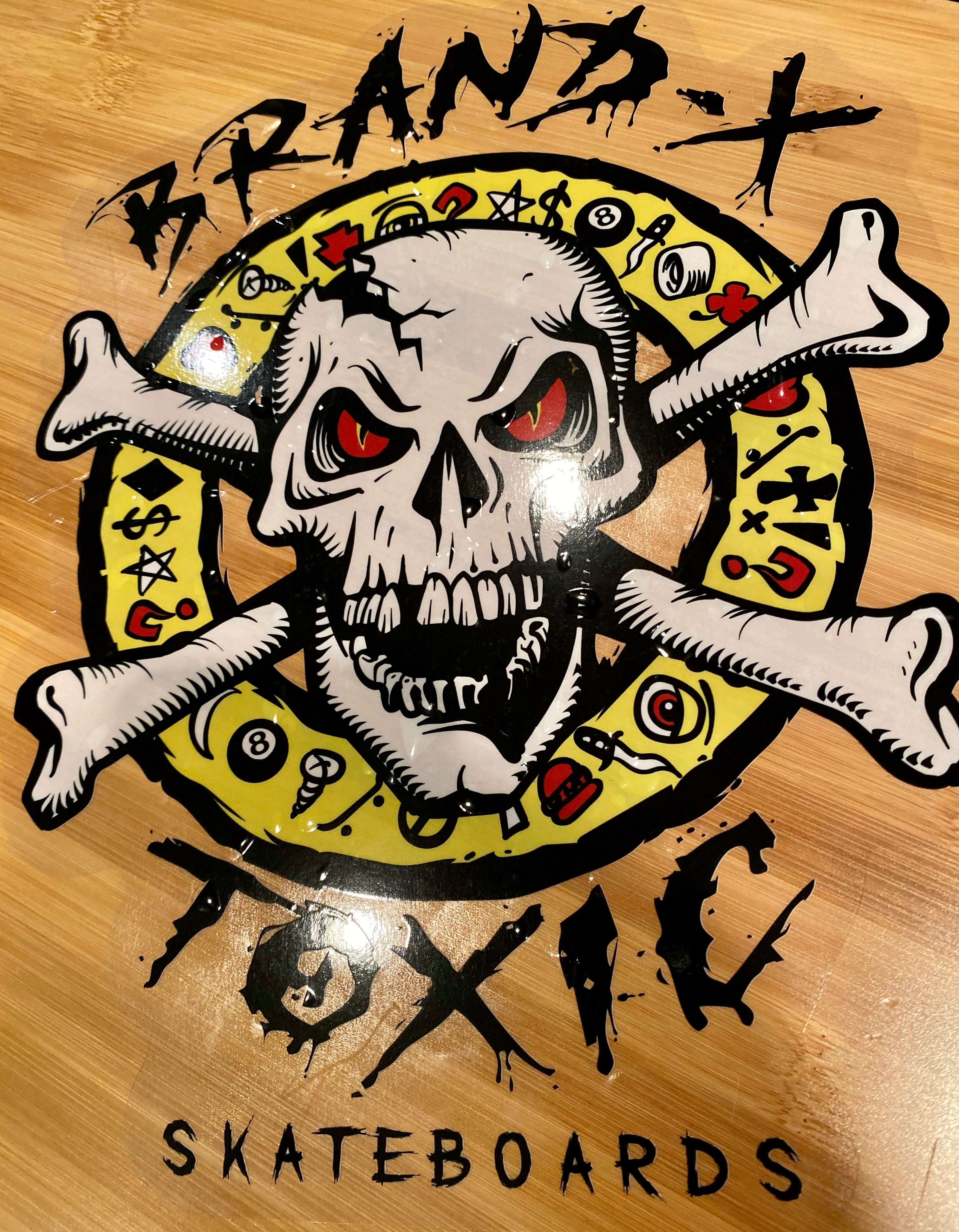 Brand-X Molder HUGE Sticker CLEAR-BACK 12"