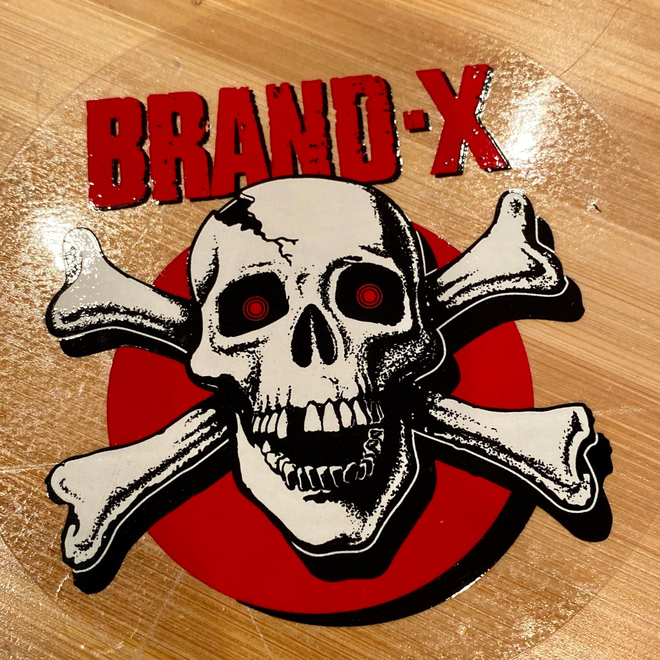 Knucklehead Sticker CLEAR-BACK 4"