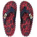 Islander Flip-Flops - Women's - Red & Blue Rose